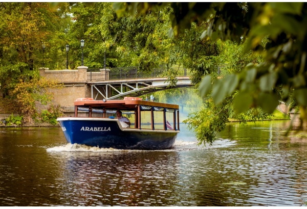 Journey "Old Riga Panorama" on boats on Riga's channel and Daugava river