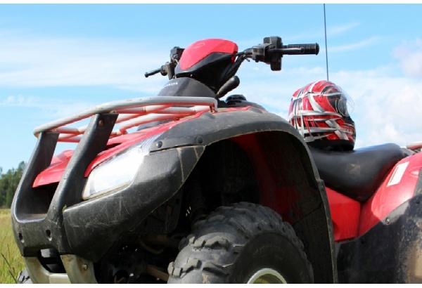 Riding ATV in Klaipėda (for 2 people)