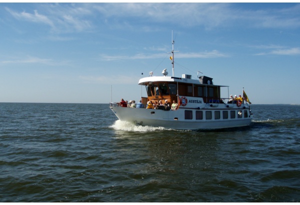 Trip by boat from Nida to Ventė Cape