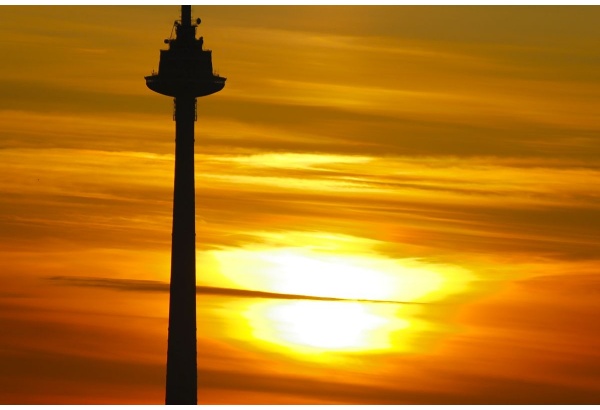 Heavenly dinner for 3 people at the TV Tower in Vilnius