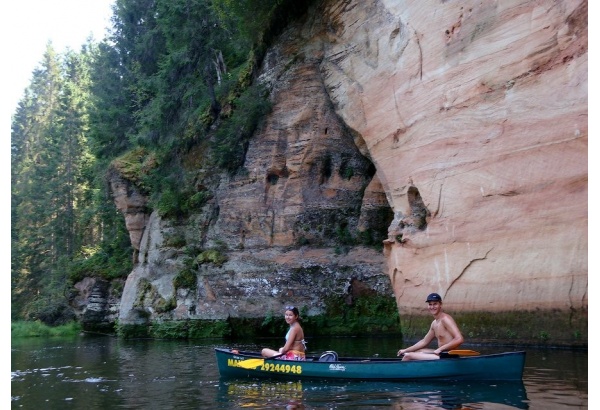 Sailing with canoe or kayak