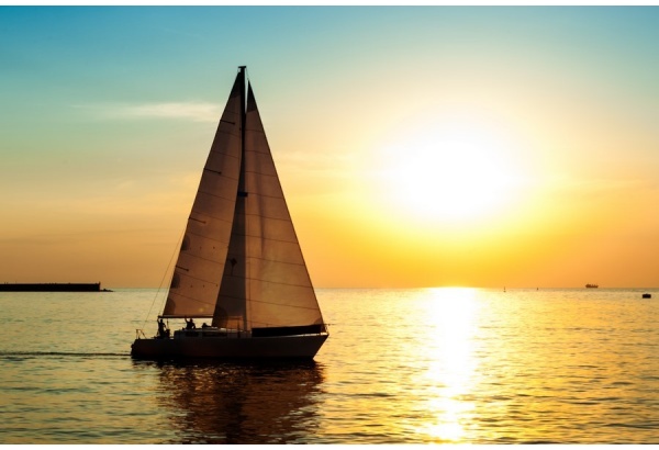 Romantic guided tour of the sail boat in the Kuršiai lagoon