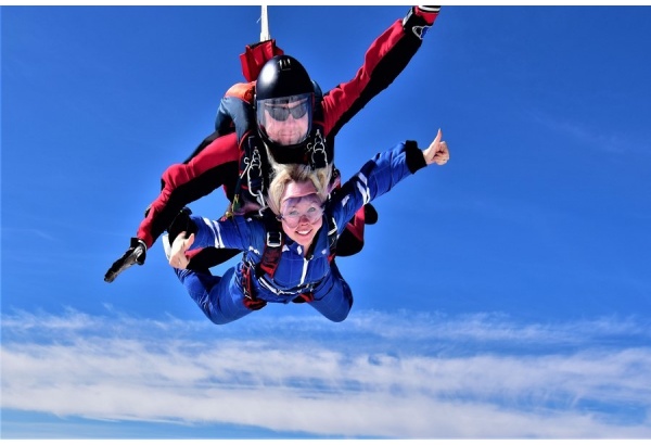 The Tandem parachute jump with an instructor in Šiauliai