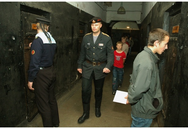 A mysterious excursion with show elements in the Karosta prison in Liepāja