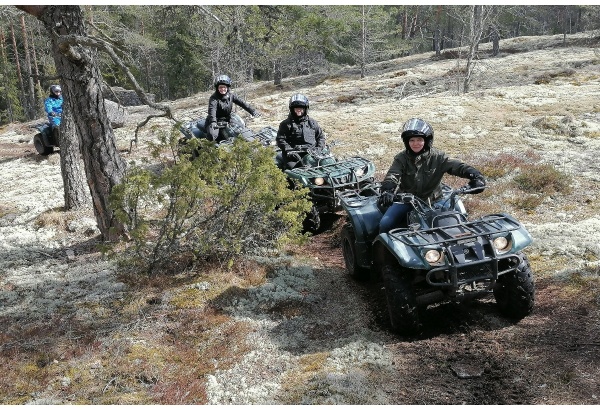 An experiential ATV safari for two